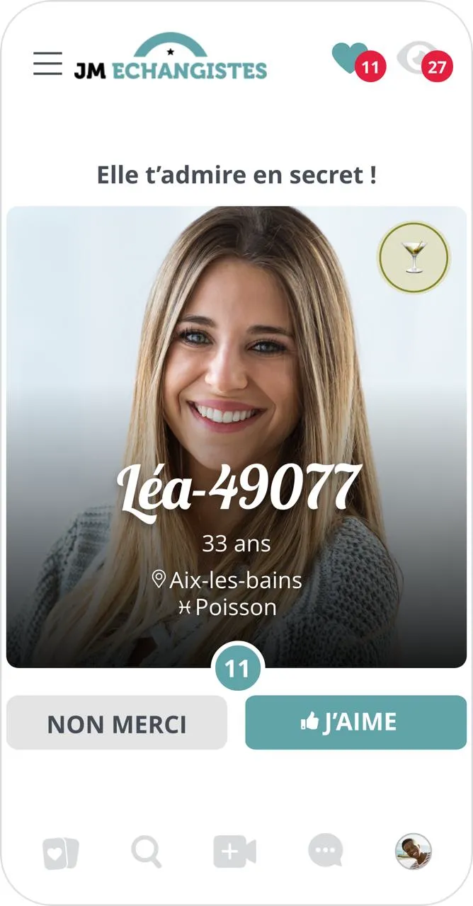 Capture d'écran du site de rencontre échangiste JM Échangiste